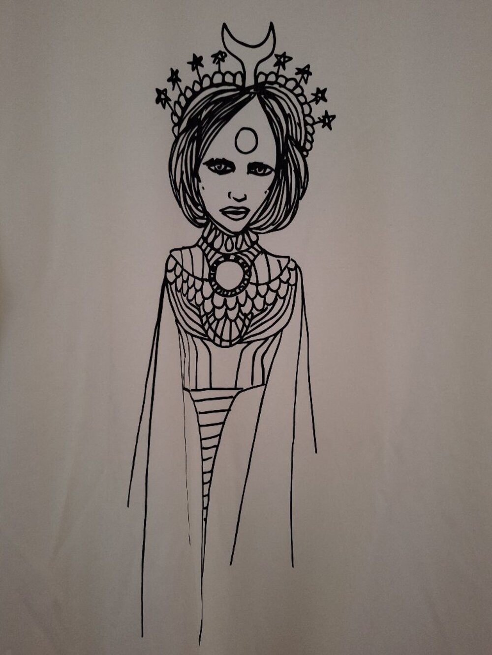 Hogan McLaughlin cream goddess shirt
